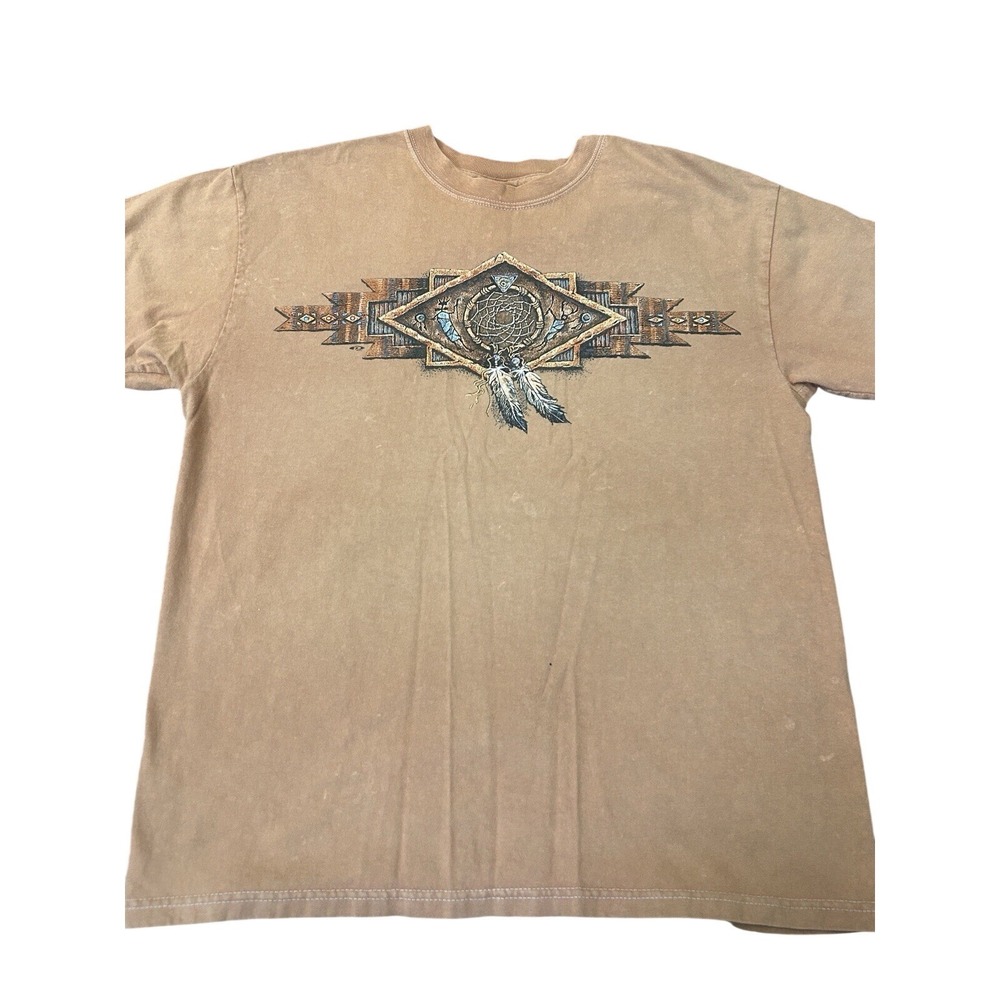 Vintage Y2K Dreamcatcher Tribal Graphic T-Shirt‎ Southwestern